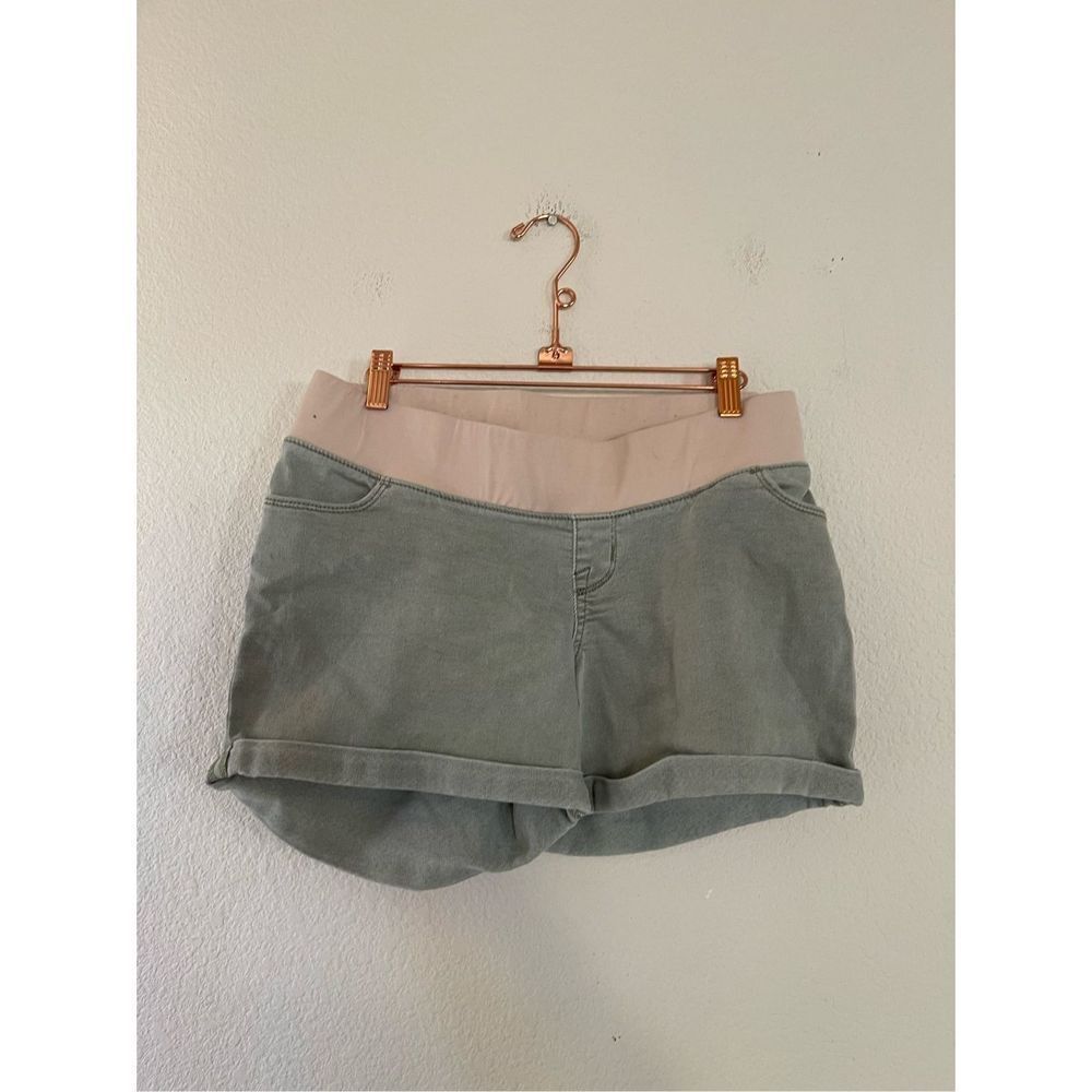 Liz Lange‎ maternity denim shorts under the belly size small